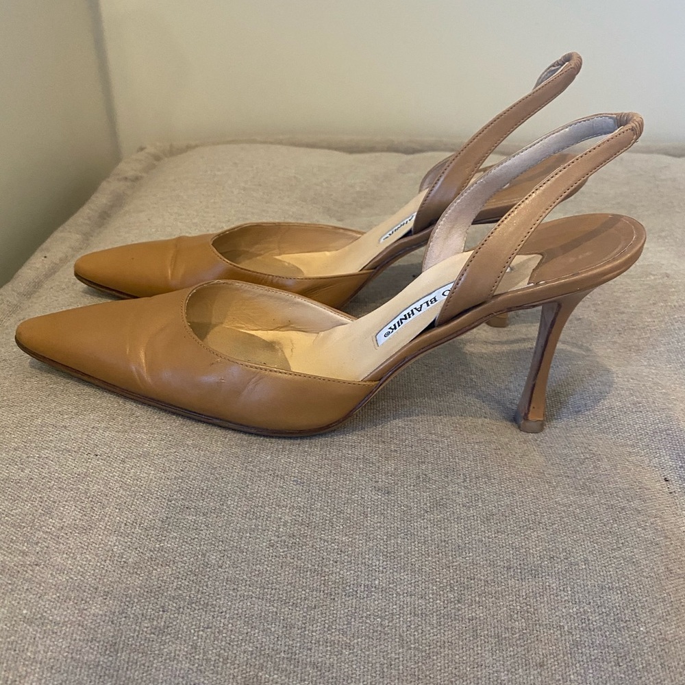 Manolo Blahnik Carolyne Slingback Pumps